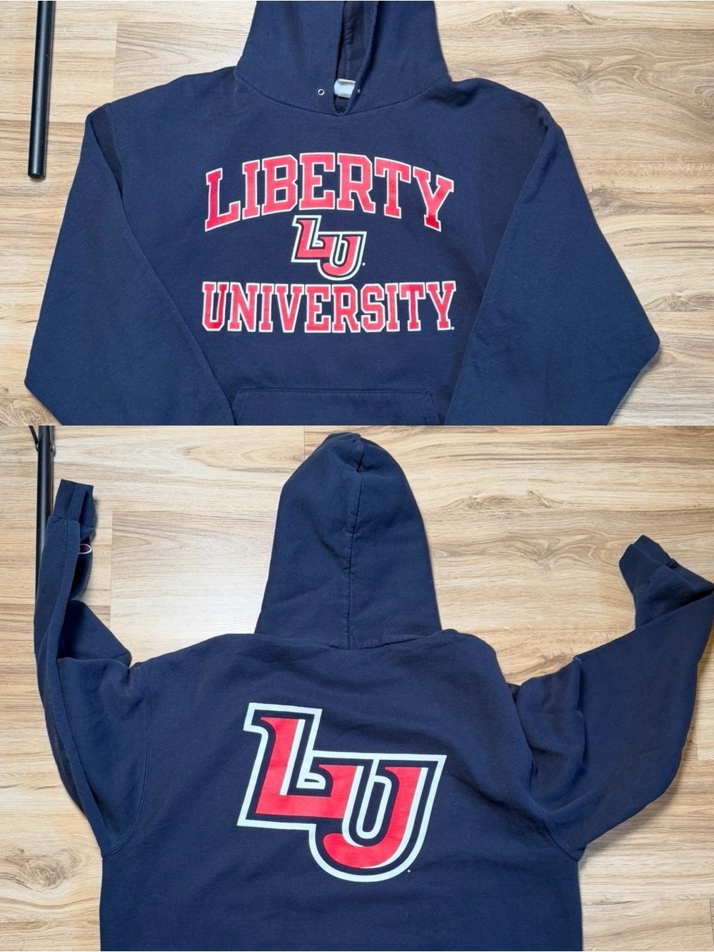 Liberty University Dual Graphic Champion Eco Fleece Hoodie